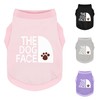 Personality Canine Attire: Soft, Lightweight Cotton Dog Clothes with 'The