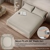LYMA Bedding Fitted Sheet Super King, Deep Pocket 35CM, OEKO-TEX