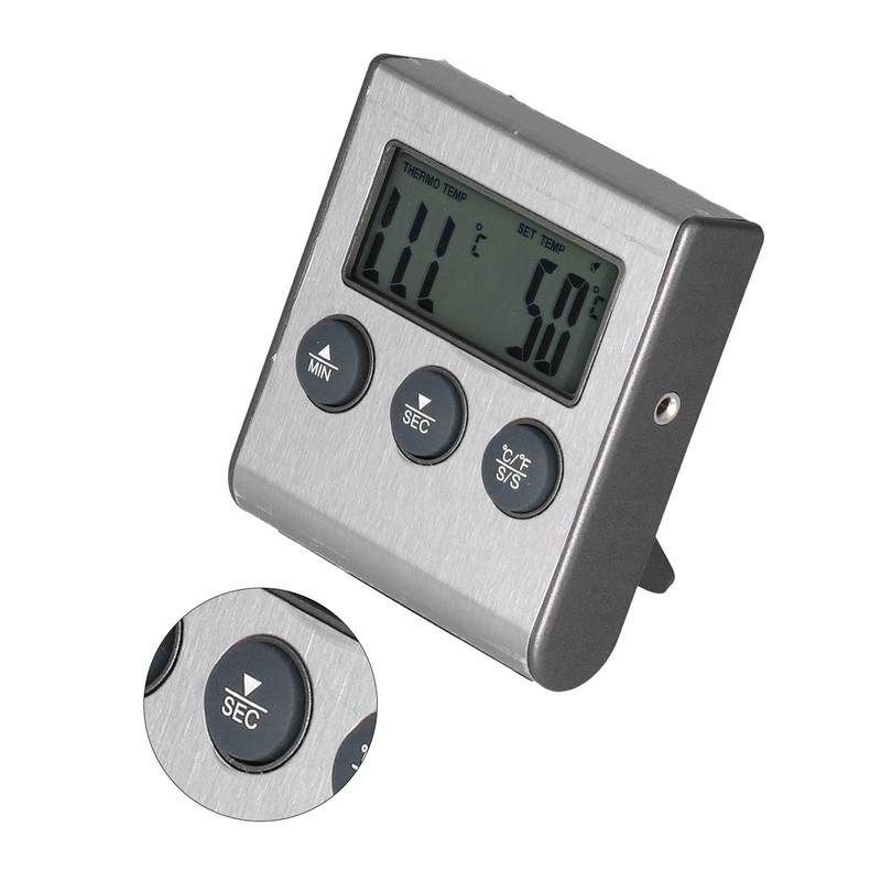 Magnet Design Barbecue Thermometer Food Meat Temperature Meter with Alarm