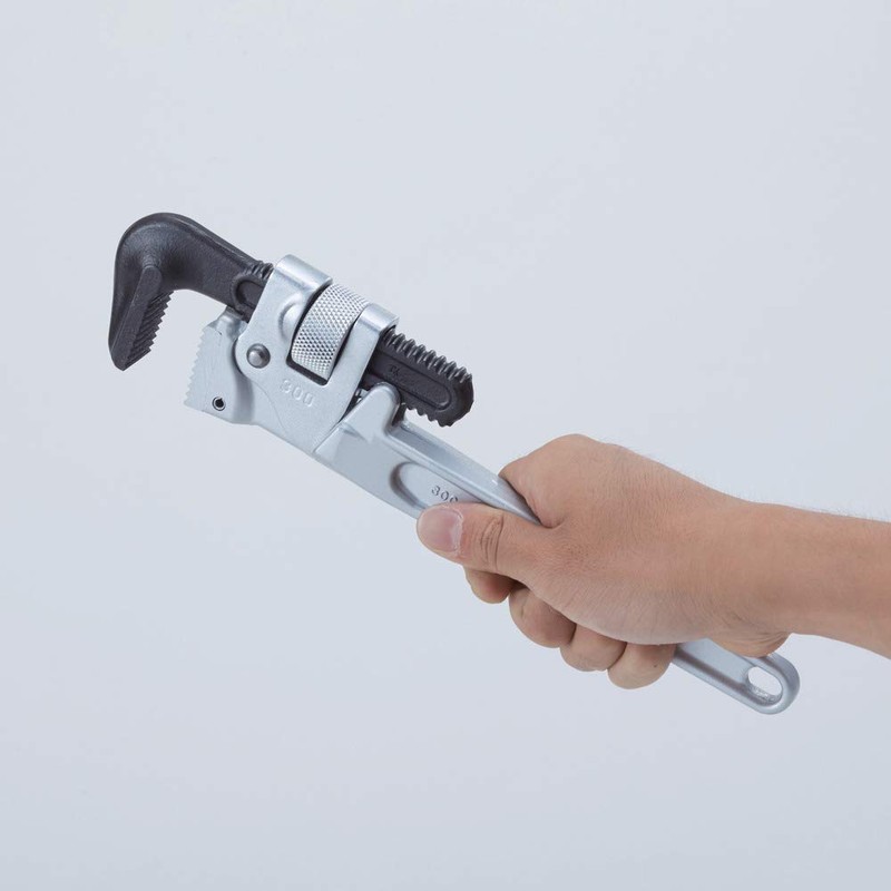 Lobtex (Ebi) Aluminum Pipe Wrench, 11.8 inches (300 mm) APW300