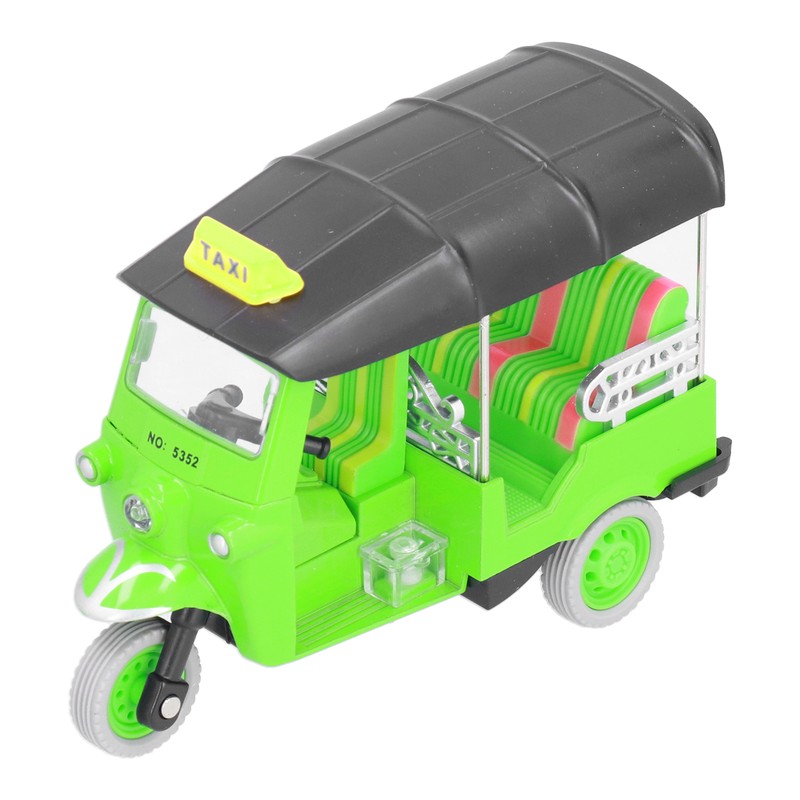 Pull Back Thai Tricycle Simulation Alloy Tuk Tuk Car Model