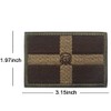 Dominican Republic Flag Embroidered Patch Loop Hook Morale Shoulder Sew