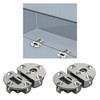 LQQZQQT 2 Pack 90 Degree Page Turning axis Adjustable Cabinet