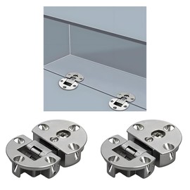 LQQZQQT 2 Pack 90 Degree Page Turning axis Adjustable Cabinet Door Concealed Hinge for Table Drop Down Hinge Flush Hinge