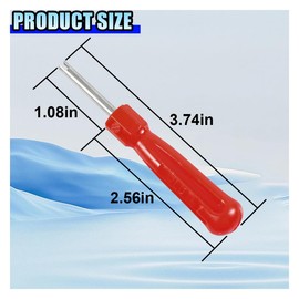 DUSCOKE 5PCS Valve Core Removal Tool, Single Head Schrader Valve Stem Core Remover, Motorcycle & Truck Tire Repair Install Tool (Single Head)