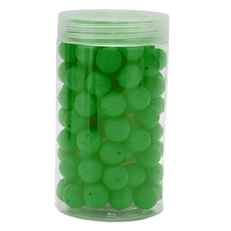 105pcs 15mm Silicone Beads Bulk Round Silicone Beads Loose Beads