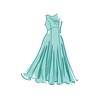 McCall's M8475BB Women's Evening Gown Dresses Sewing Pattern Packet, Design