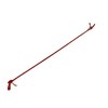 Foldable Snake Catcher, Reptile Grabber, Red Coating, 70" Length