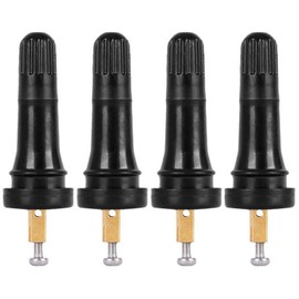 VZU 4PCS TPMS Tyre Valve Stems, TPMS Valve Stem Tyre Pressure Monitoring Sensor Valve Stem, Tire Pressure Monitoring System Anti-explosion Tire Valve Stem Tool for Car