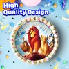 7.5 Inch Edible Cake Toppers – Jungle Adventure Lion Friends