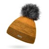 Neverless® Women's Hat Lined Fleece Lining Fur Bobble Faux Fur