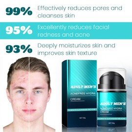 Gesichtspflege Creme, Anti-Pickel Gesichtspflege für Männer, Beruhigende Gesichtscreme für Männer, Feuchtigkeitscreme Gegen Pickel Mitesser Hautunreinheiten und Problemhaut Cream