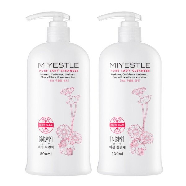 Mietel Pure Feminine Cleanser 500ml 1+1 Large Capacity / 미에뜰