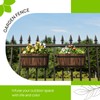 2Pack Wood Fence planters Window boxes planters Railing planter box