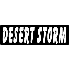 DESERT STORM HELMET STICKER