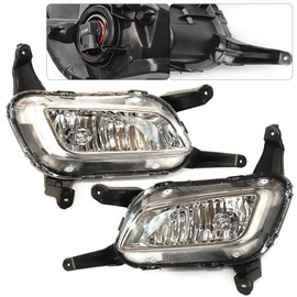 WOHAIPA Pair Halogen Fog Lights Compatible with 2014-2015 Kia Optima Front Driver & Passenger Side Fog Lamps Replacement, 865512T500, 865522T500