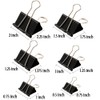 Binder Clips Paper Clamp for Paper-130 Pcs Clips Paper Binder