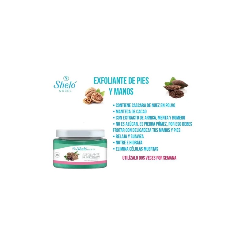 Kit Exfoliante Corporal, Crema Jabon Regenera, Shelo Nabel