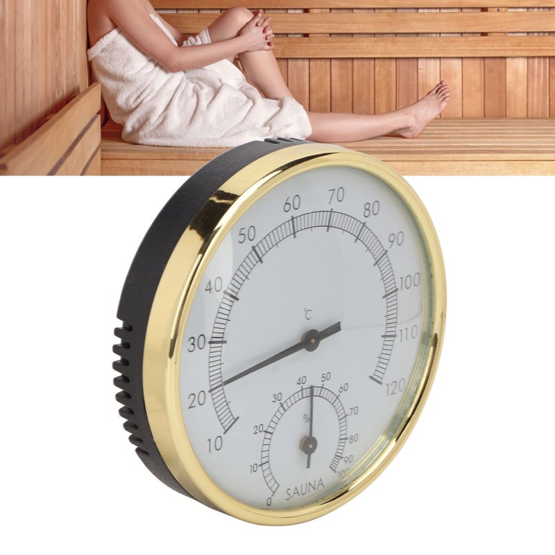 Steam Room Thermometer, Waterproof Sauna Room Thermometer Clear Scale Accurate