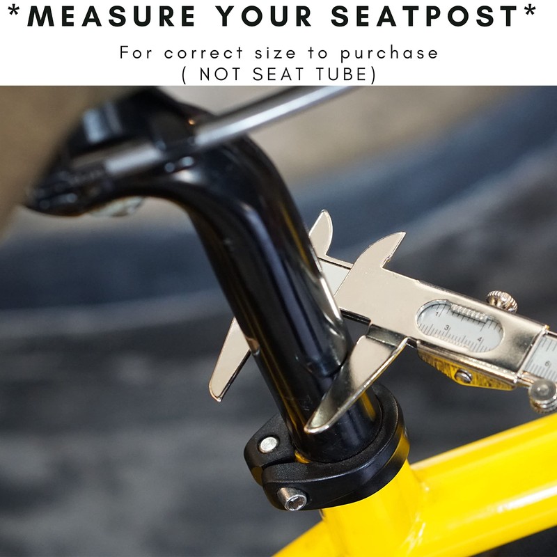 Vincita Rack Mount Seatpost Clamp - for Bike Without Rear