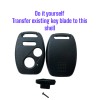 H003 For 2006 2007 2008 2009 2010 Honda Ridgeline Remote Key Fob Uncut Shell Case