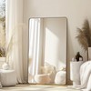 Delma Bathroom Vanity Mirror, Black Framed Bathroom Mirror for Over