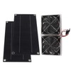 Solar Panel Fan Kit Waterproof Portable Environment Friendly Solar Exhaust