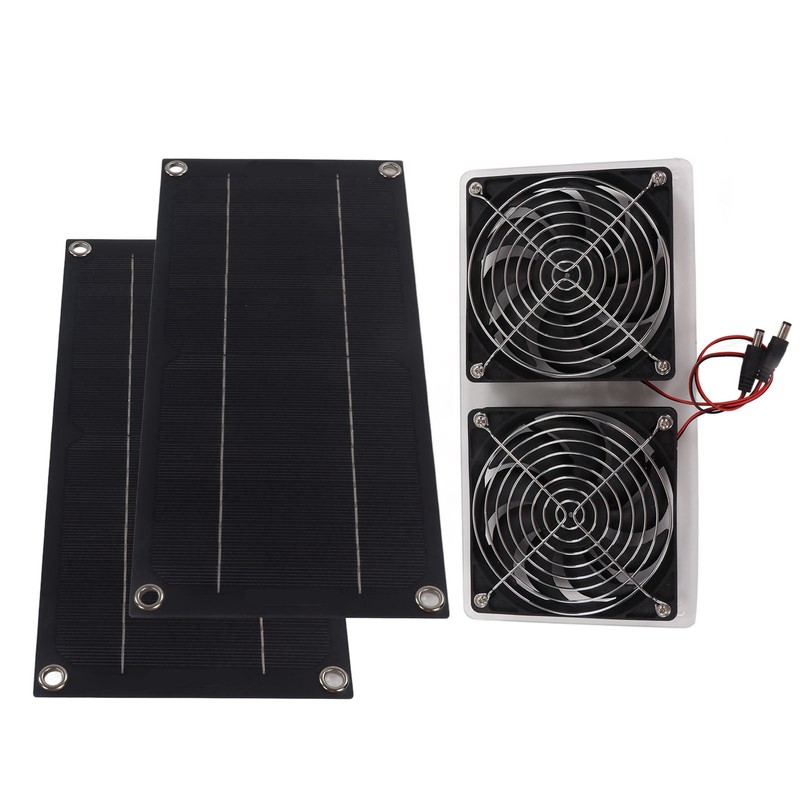 Solar Panel Fan Kit Waterproof Portable Environment Friendly Solar Exhaust