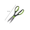 Nirosta 48133 Superschere mit Öffner Praktika 21cm in grau/grün/silber, Klinge: