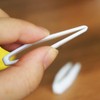 50 Pcs White Mini Plastic Tweezers Contact Lens Clip Beauty