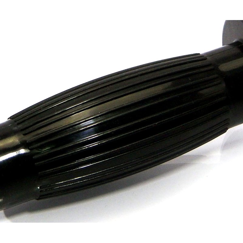 Black Barrel Style Hand Grips fits 7/8" 22mm Motorbike Motorcycle
