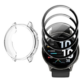 Watch Screen Protector for Garmin Venu 4 41mm and Soft TPU Protective case
