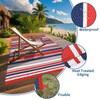 GarveeHome Outdoor Rug Mat for Patio, 8x10 Plastic Straw Rug,