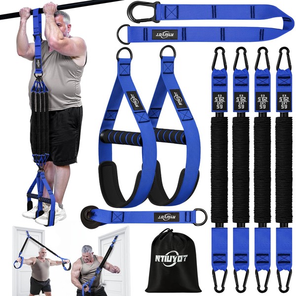 NTIUYOT Pull Up Assistance Bands - 4 Heavy Duty Assisted