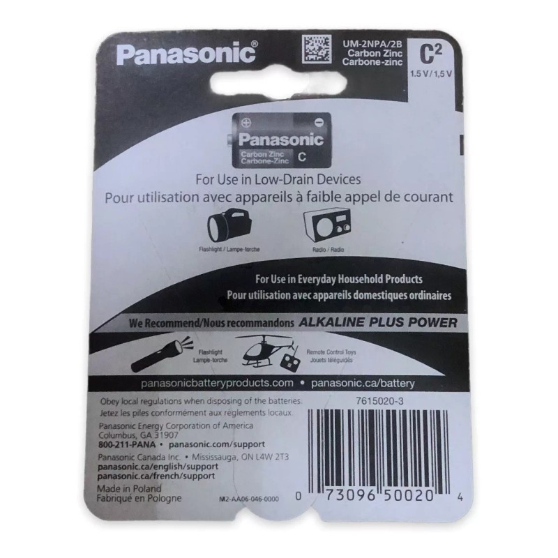 Panasonic Pila Bateria Juguetes C Gorda Grande Panasonic Econ