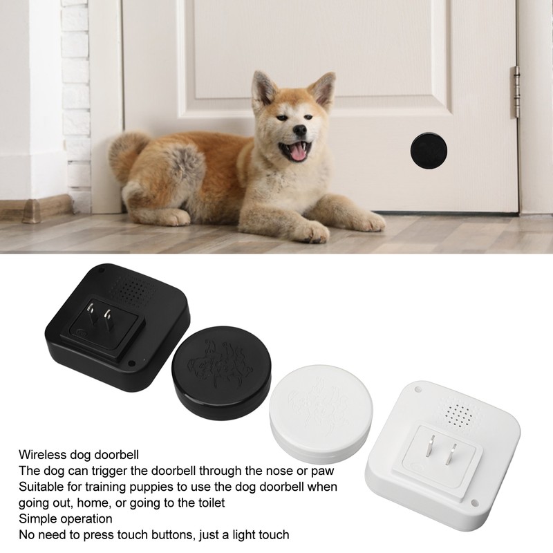Dog Doorbell Professional Waterproof Touch Button 5 Volume Levels Pet