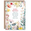 Artery8 Greeting Card Good Best Friends And Then You Floral