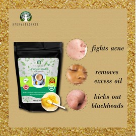 AYURVEDASHREE Lemon Peel Powder 200 Gm | 100% Pure | Processed from Sun-Shade Dried Lemon Peel