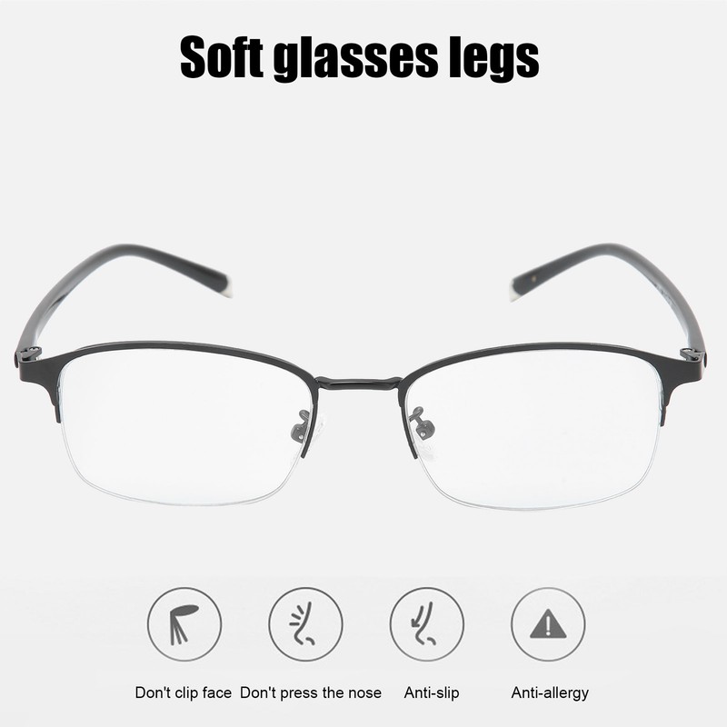 AntiBlue Light Lens Zoom Presbyopic Glasses Reading Glasses Unisex Elderly