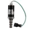 Alloy Steel Excavator Hydraulic Pump Solenoid Valve KDRDE5KR‑20/40C13‑203A for KOBELCO