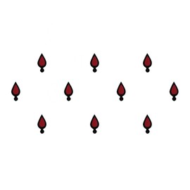 Comet Busters Traditional Maroon Bindi