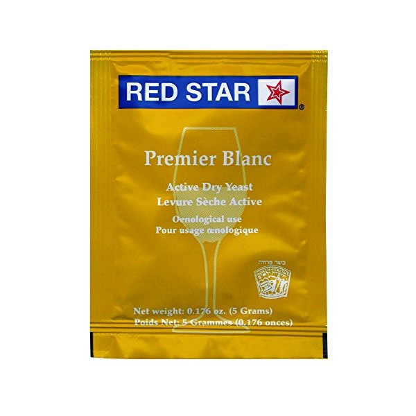 Red Star Premier Blanc Yeast 5 g (1 Package)
