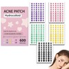 600 Piezas Lindos Parches para,parches hidrocoloides para acné,pimple patch star,Pimple