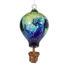 Echo Valley 4711 Solar Lanterns and Orbs, LED Outdoor Solar Lantern, Blue/Green