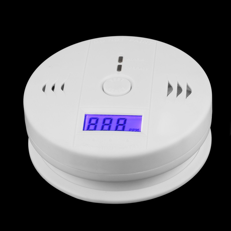 LCD CO Carbon Monoxide Detector Poisoning Warning Sensor Alarm