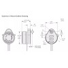 Hansen Synchron A12RC-6 Motor, Synchron 600 Series, 110 ACV 60Hz,