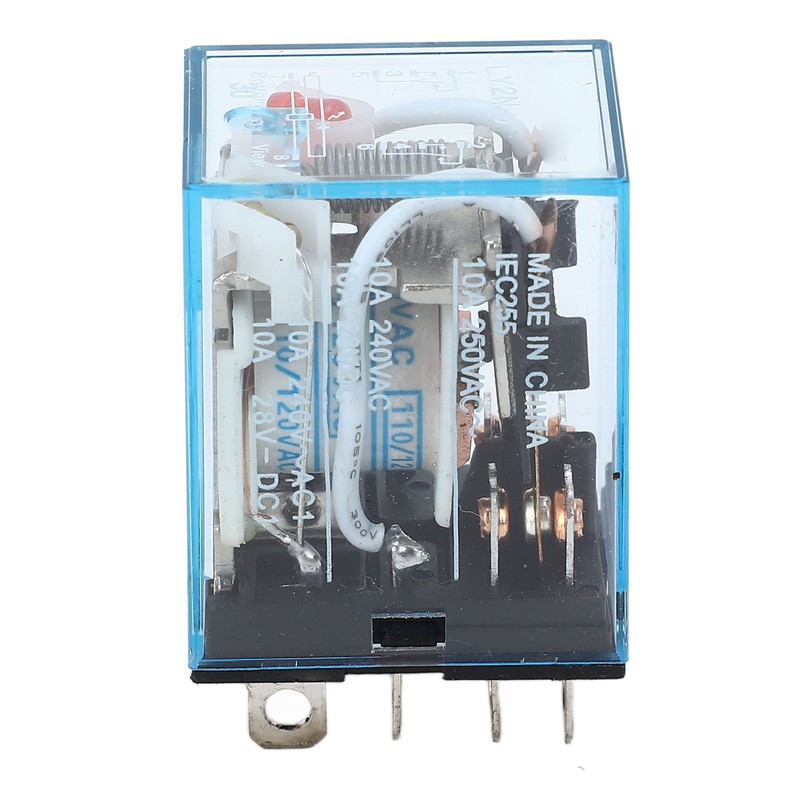 10Pcs Coil Power Relay Small Intermediate Electromagnetic 8 Pin 2