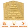 Garneck 2Pcs Vintage Egyptian Pyramid Decorative Model - Small Resin
