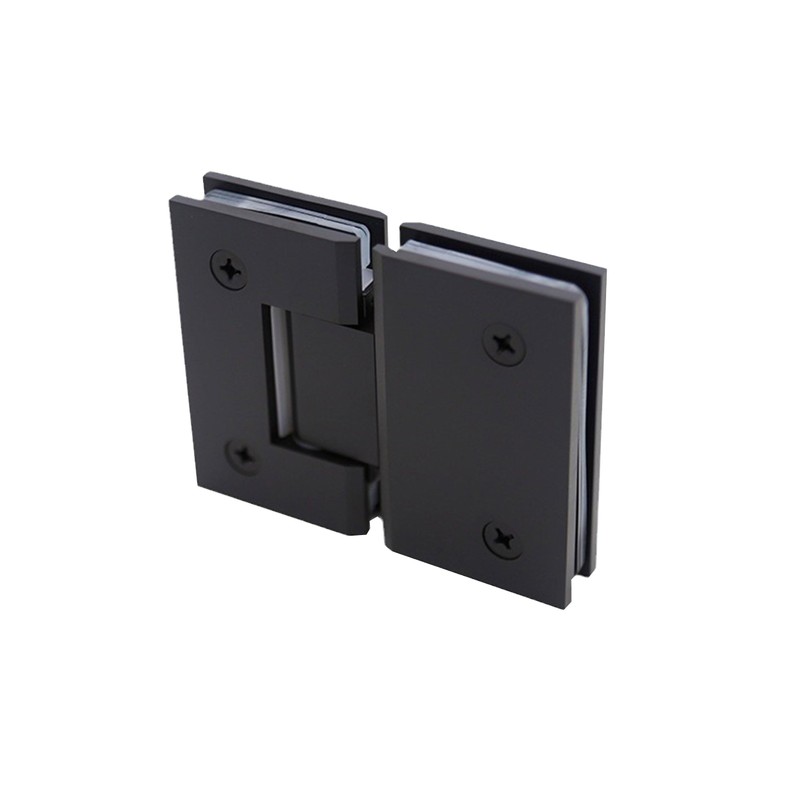 Menginvent Shower Door Hinges, 180 Degree Glass Door Hinges, Heavy-Duty