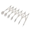 7 Wheel Pastry Cutter Roller Stainless Steel Multifunction Adjustable Width